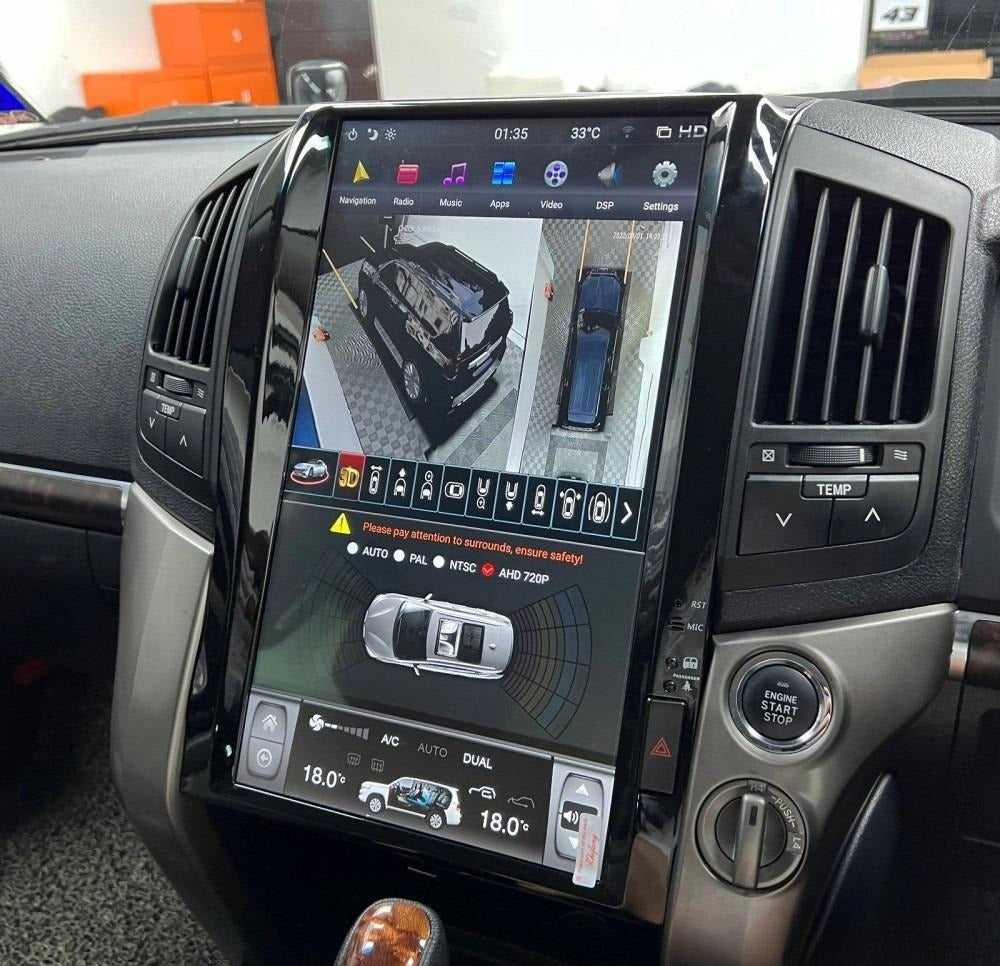 Toyota Land Cruiser Tesla Screen