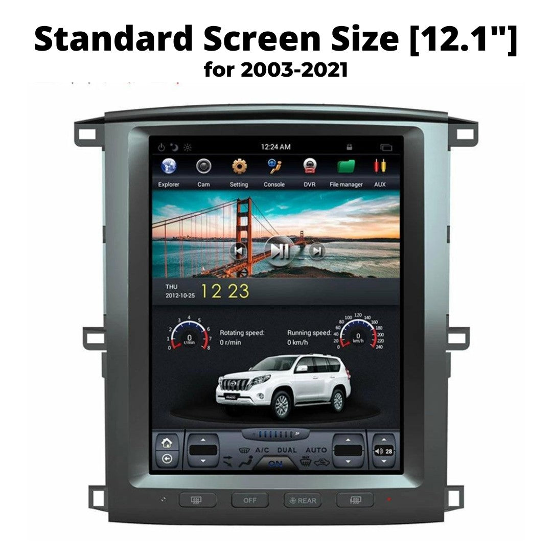 Toyota Land Cruiser Tesla Screen