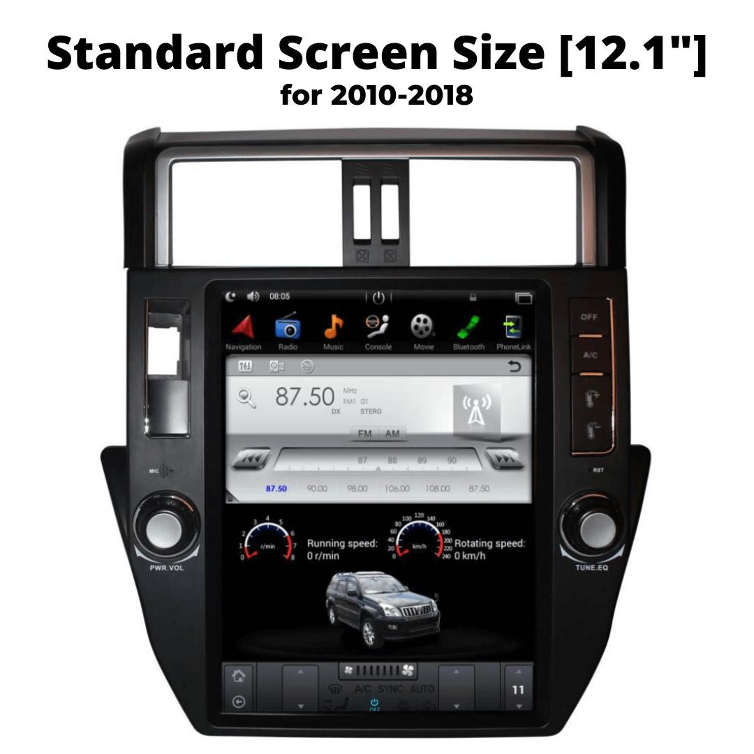 Toyota Prado Tesla Screen