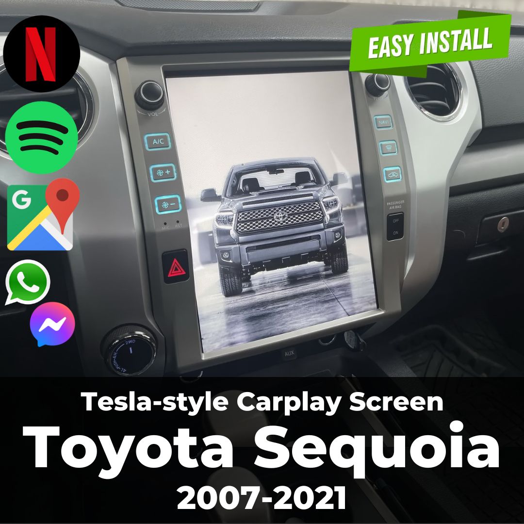 Toyota Sequoia Tesla Screen