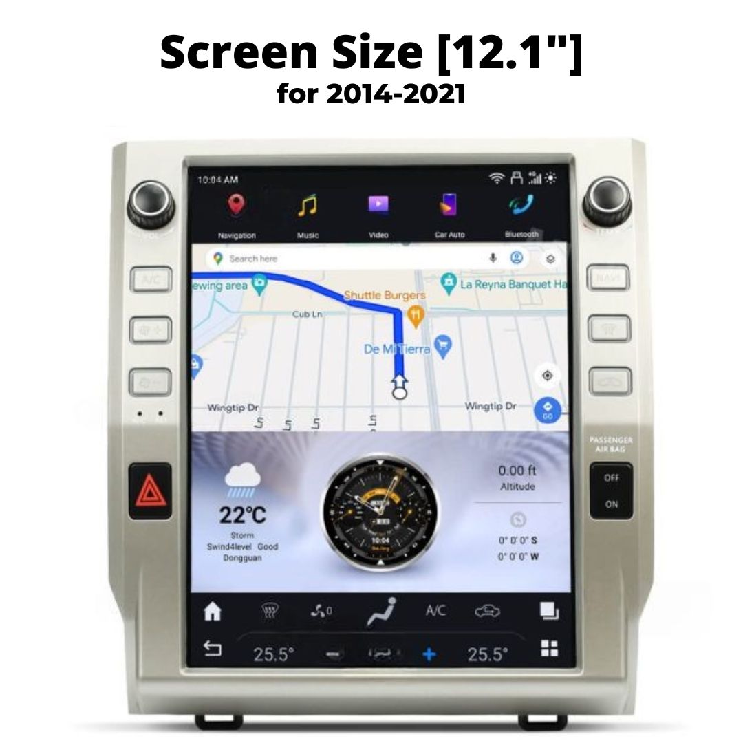 Toyota Sequoia Tesla Screen