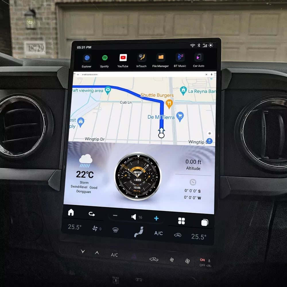 Toyota Tacoma Tesla Screen