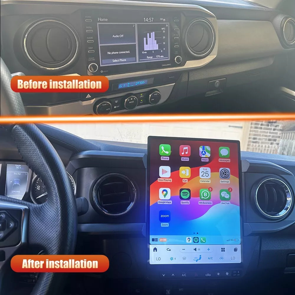 Touch Screen Toyota Tacoma Tesla Screen Upgrade