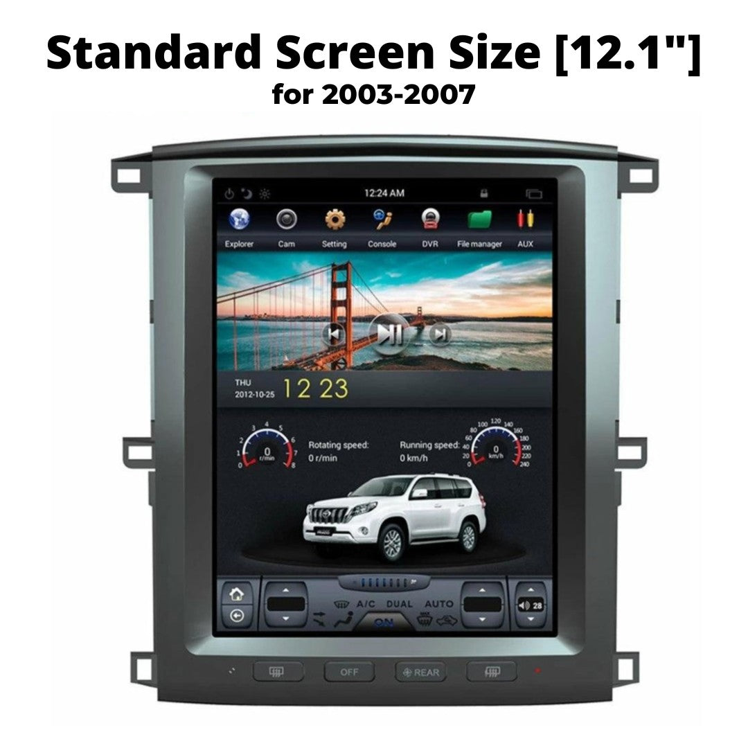 Toyota Land Cruiser Tesla Screen