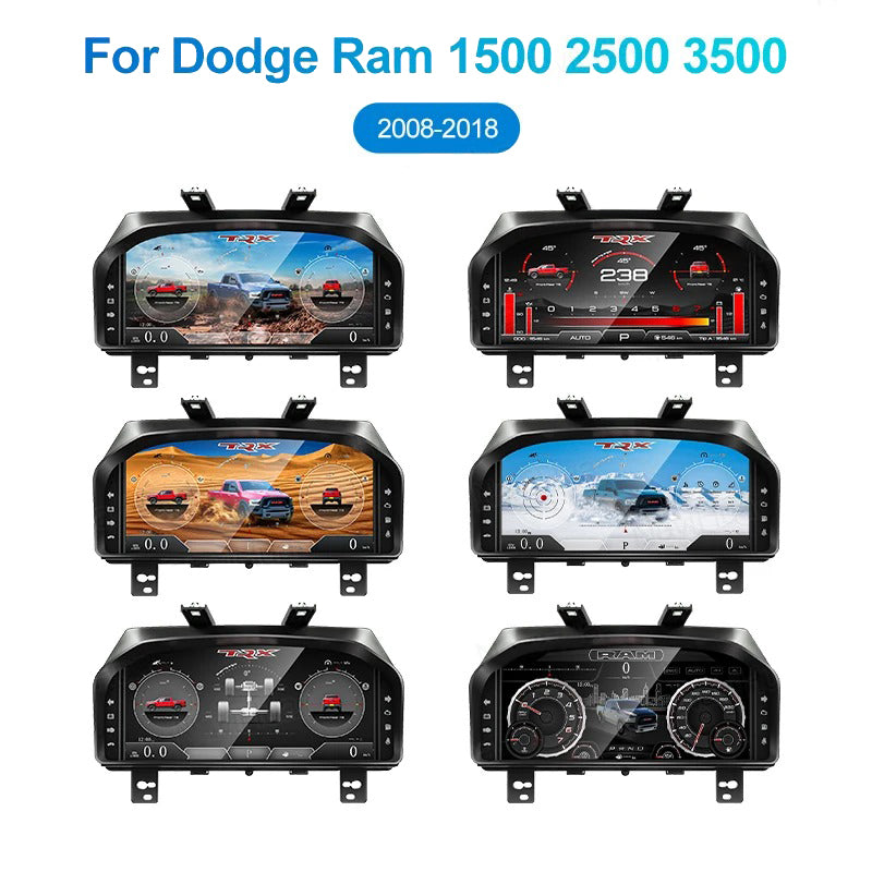 Dodge Ram Digital Cluster Upgrade for 2008-2018 | Speedometer &amp; Dashboard Screen