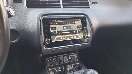 Installed Apple Carplay & Android Auto Screen on an Chevrolet Camaro