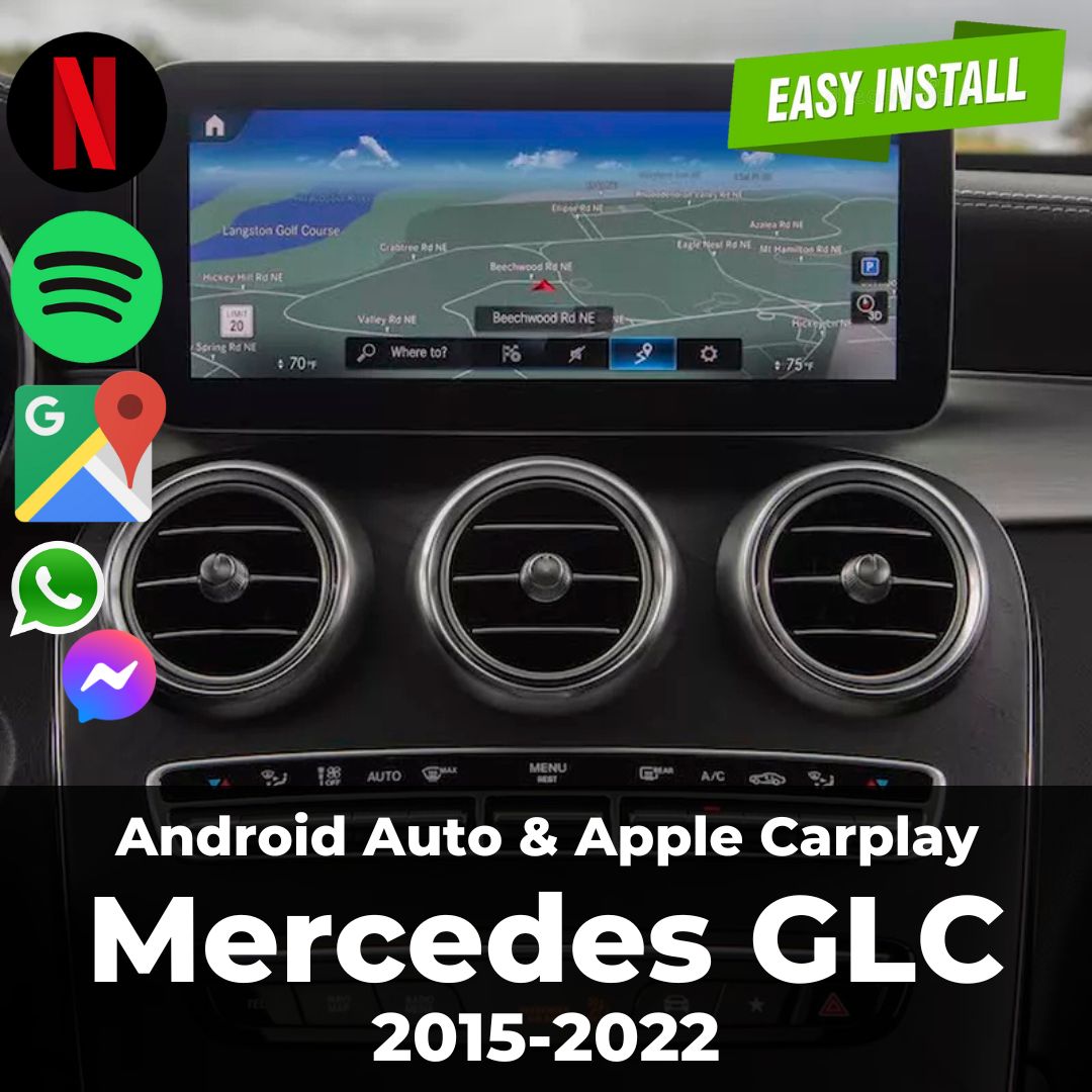 Mercedes GLC Apple Carplay & Android Auto Screen