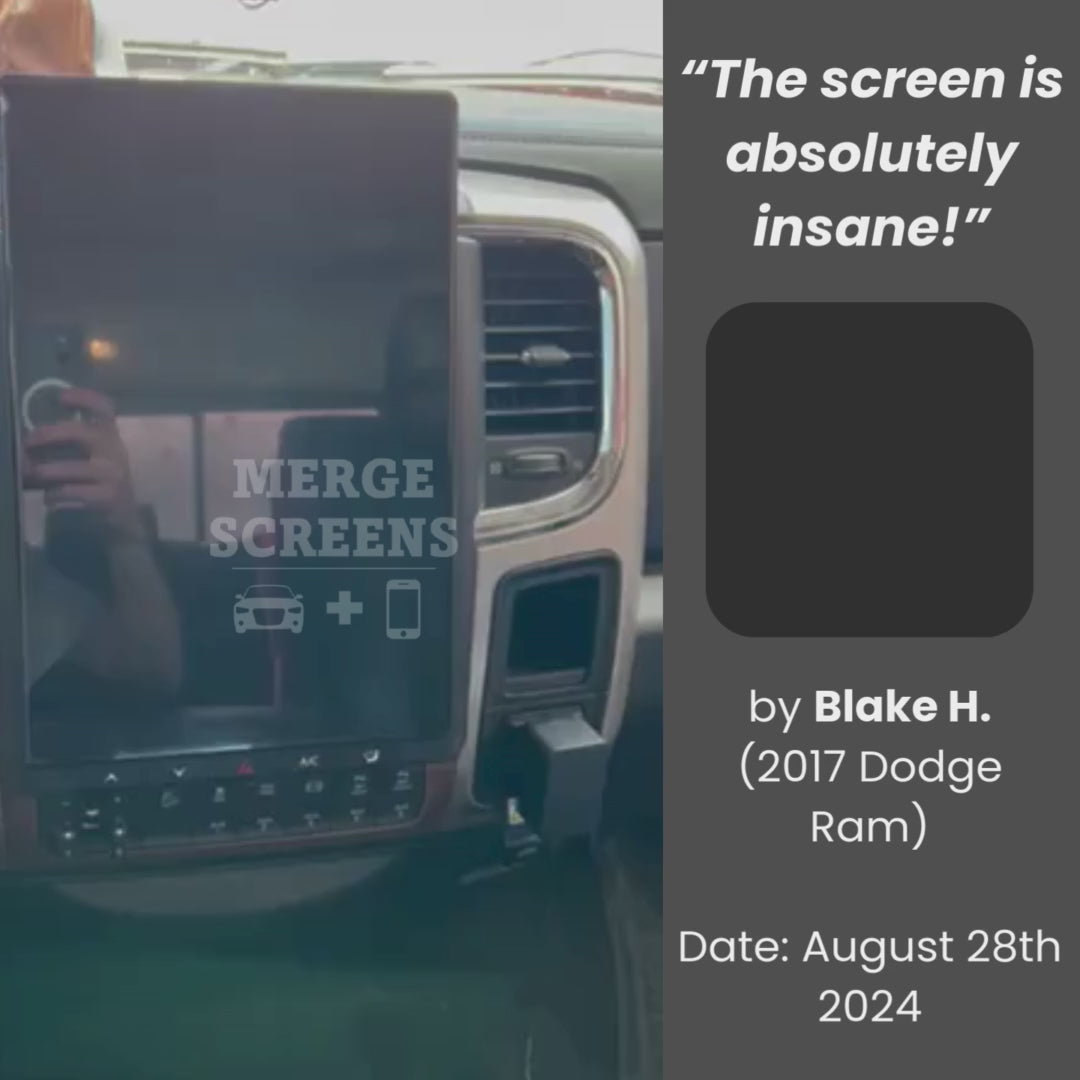 Dodge Ram Tesla Screen