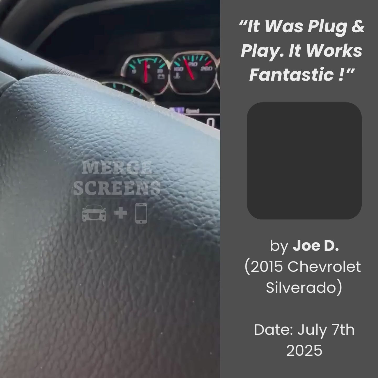 Chevrolet Silverado Tesla Screen 2014-2025