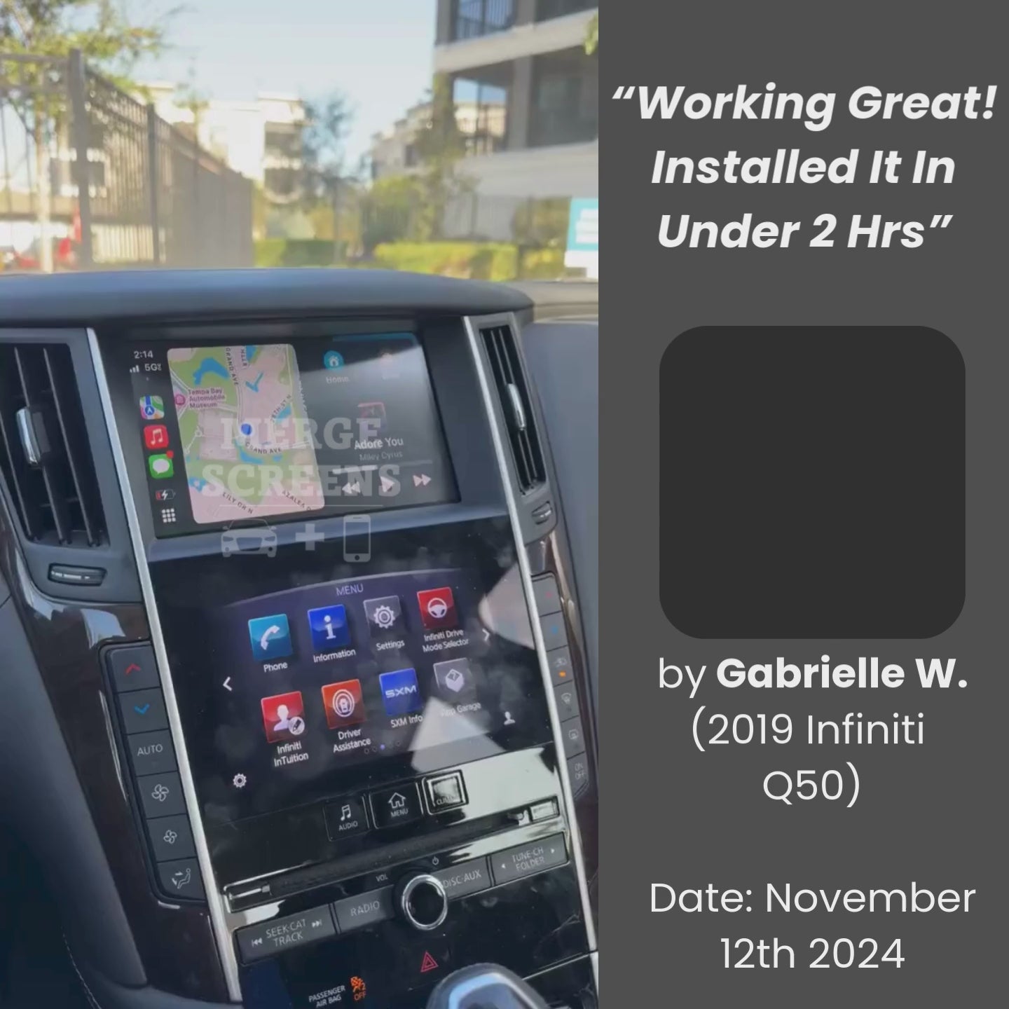 Infiniti Q50 Apple Carplay & Android Auto Module