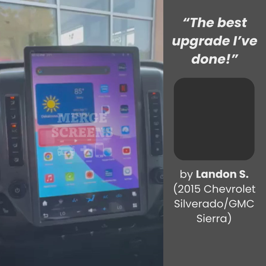 Chevrolet Silverado Tesla Screen 2007-2026