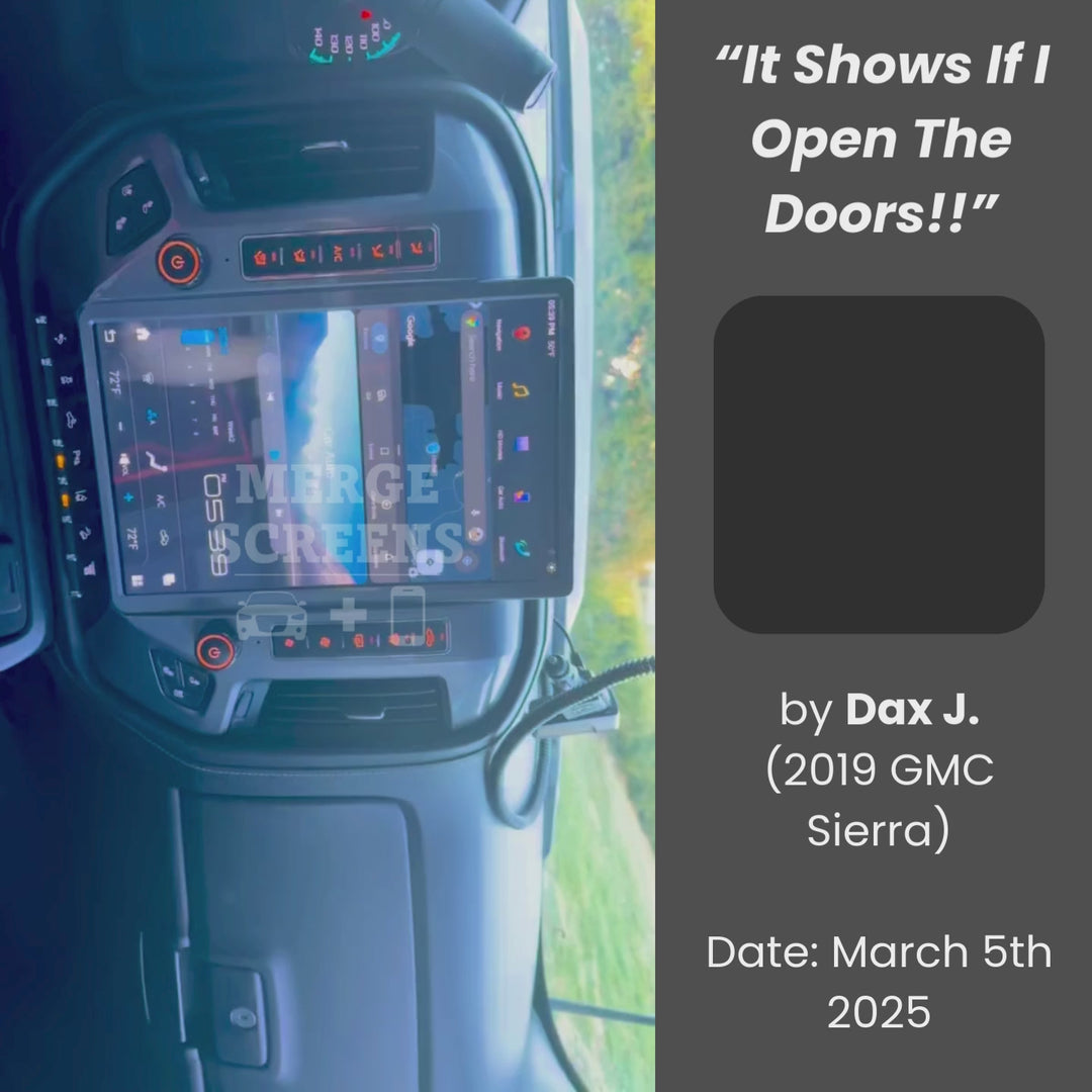 Chevrolet Silverado Tesla Screen