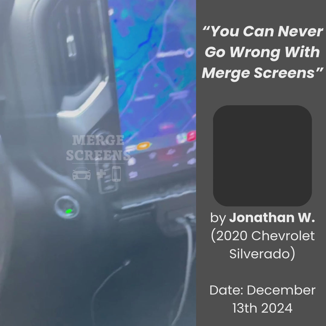 Chevrolet Silverado Tesla Screen