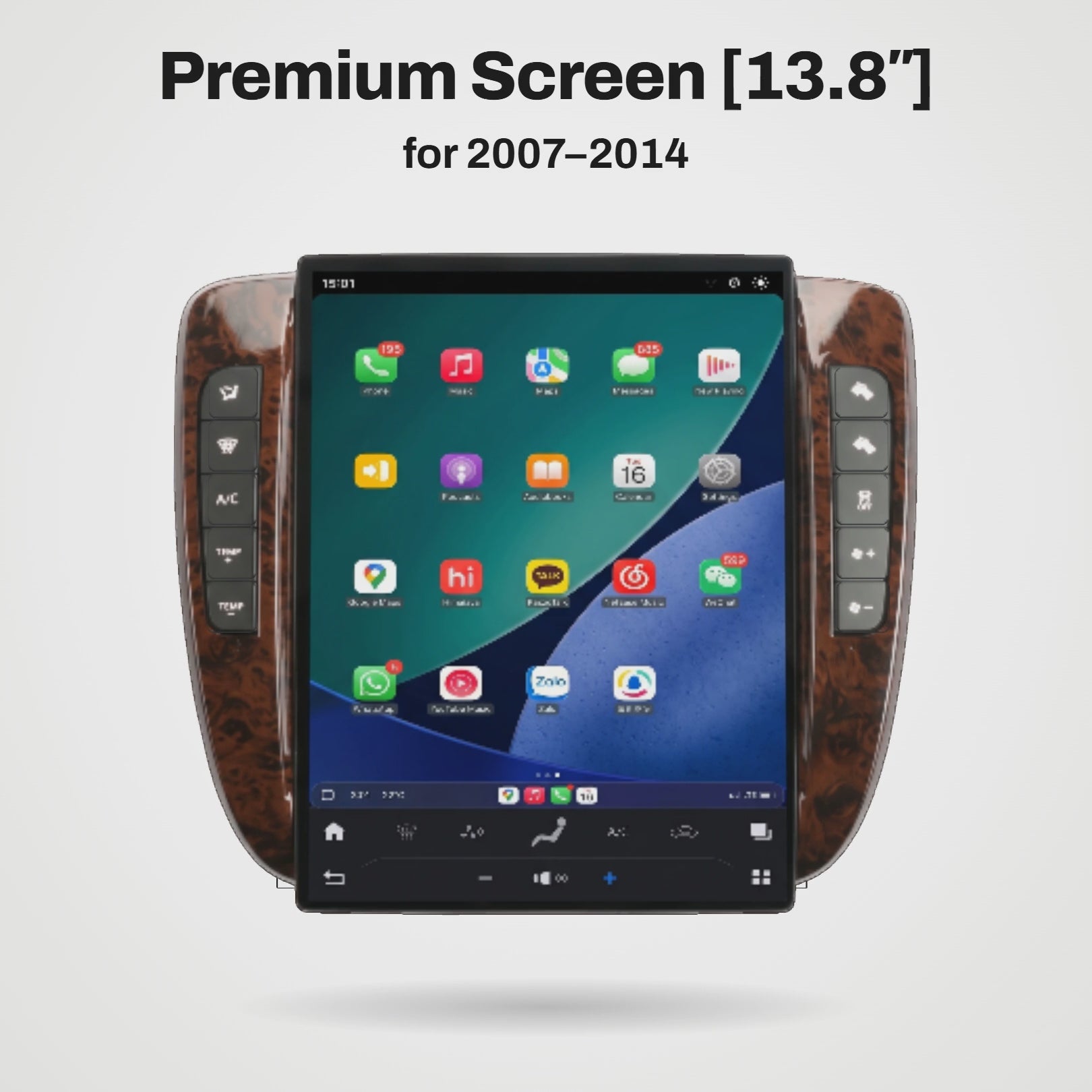 Chevrolet Silverado Tesla Screen 2007-2026 B-Version
