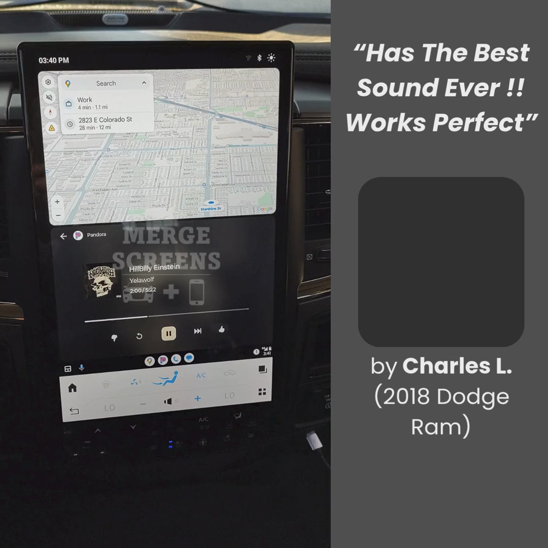 Dodge Ram Tesla Screen 2009-2024