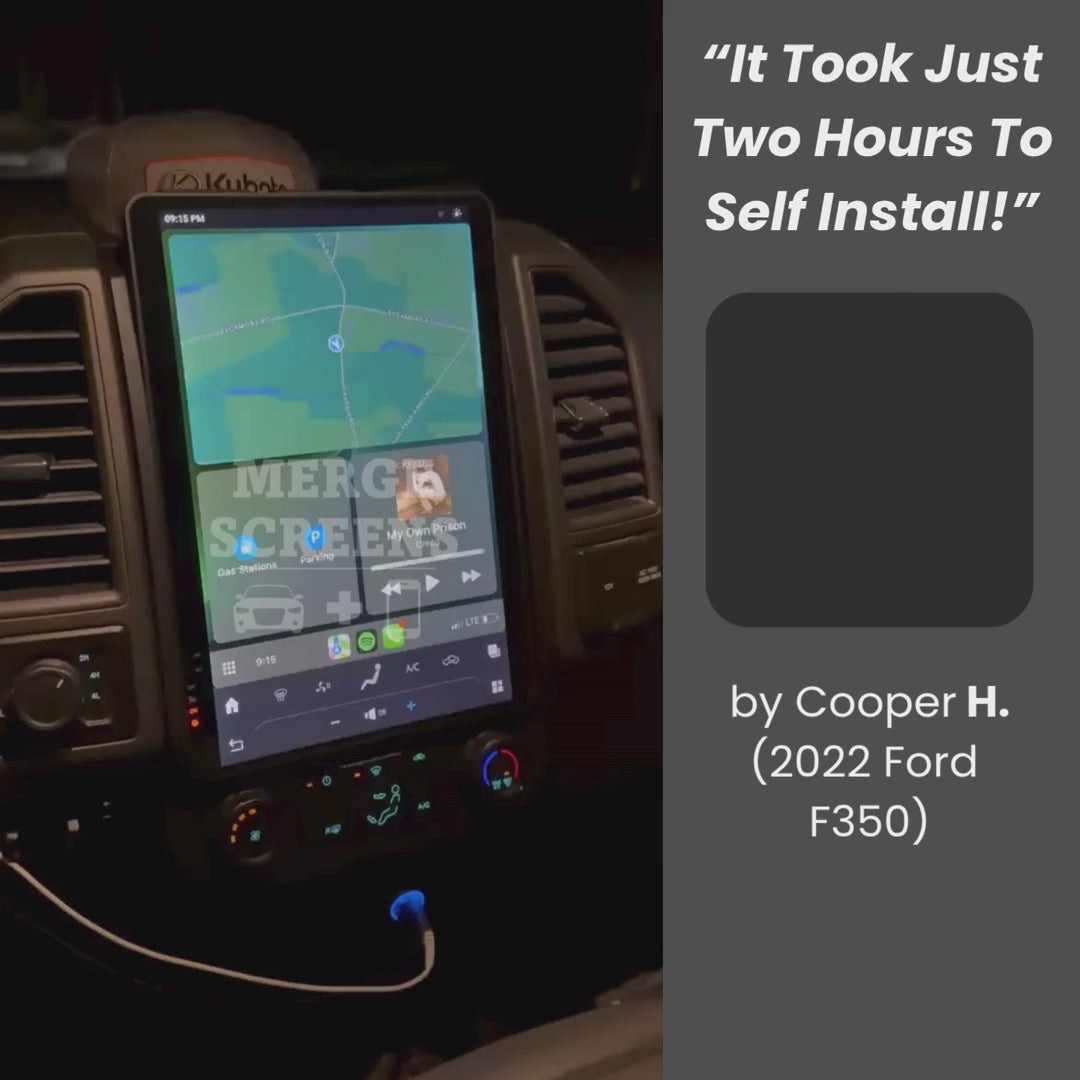 Ford F350 Tesla Screen 2009-2026