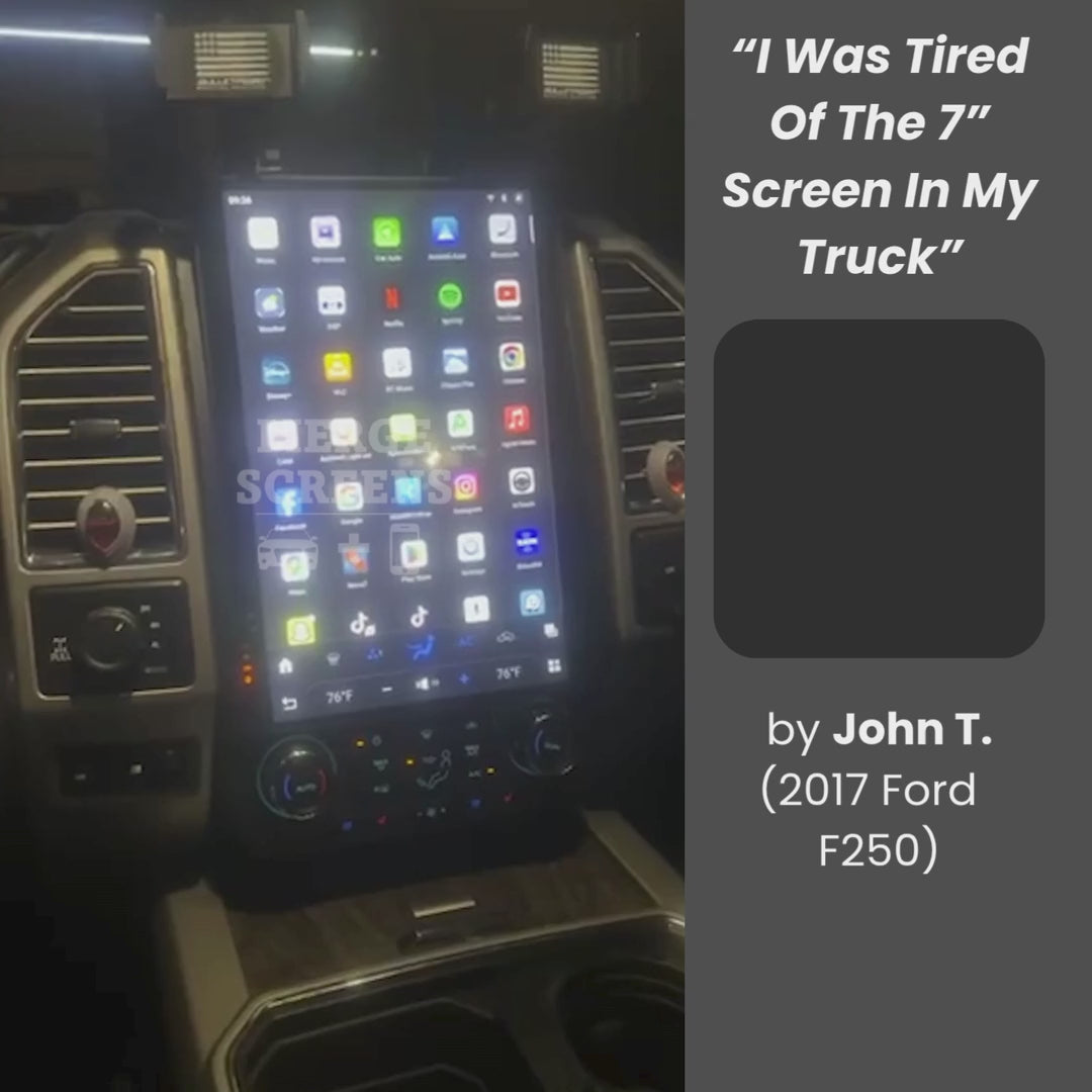 Ford F250 Tesla Screen 2009-2026