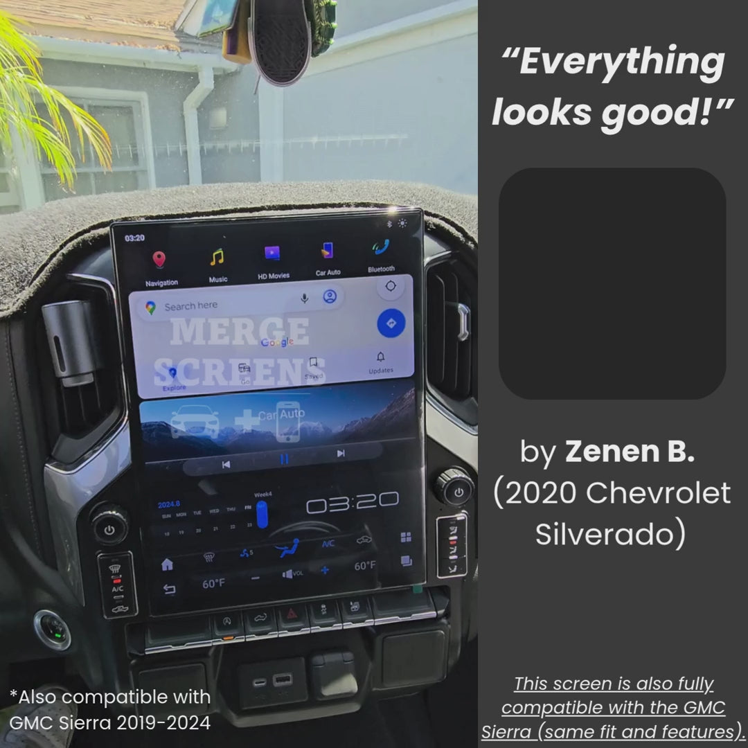Chevrolet Silverado Tesla Screen 2007-2026