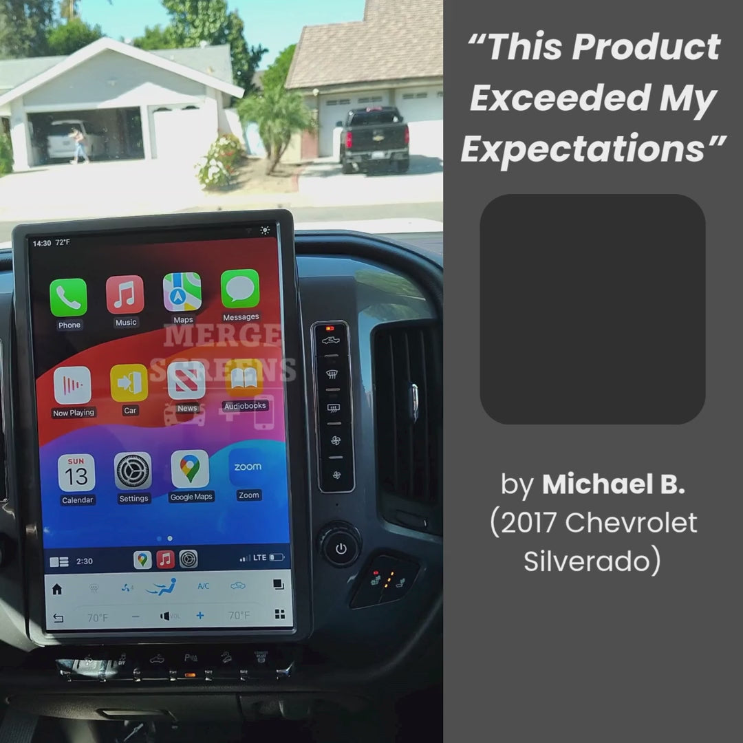 Chevrolet Silverado Tesla Screen 2007-2026
