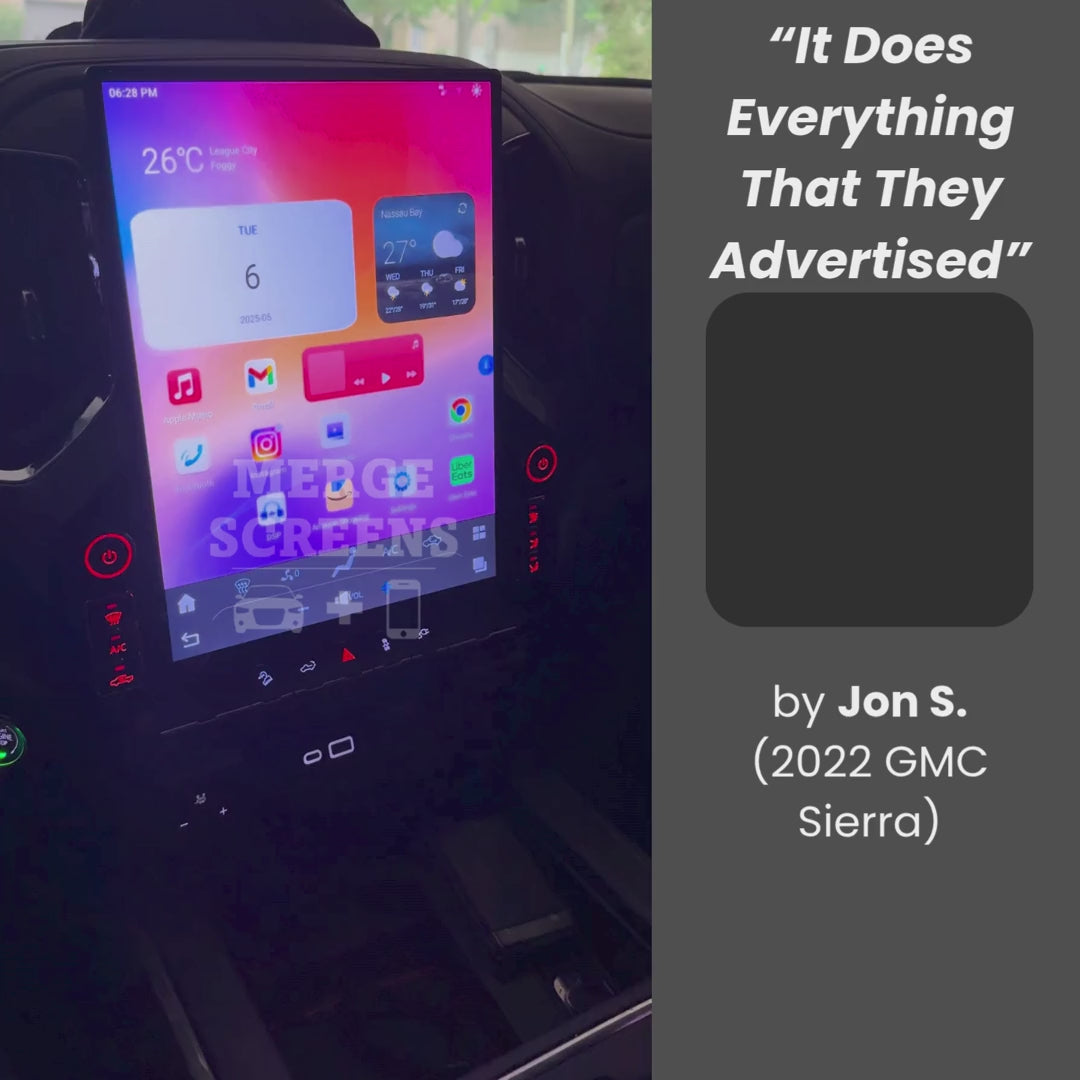 Chevrolet Silverado Tesla Screen 2007-2026