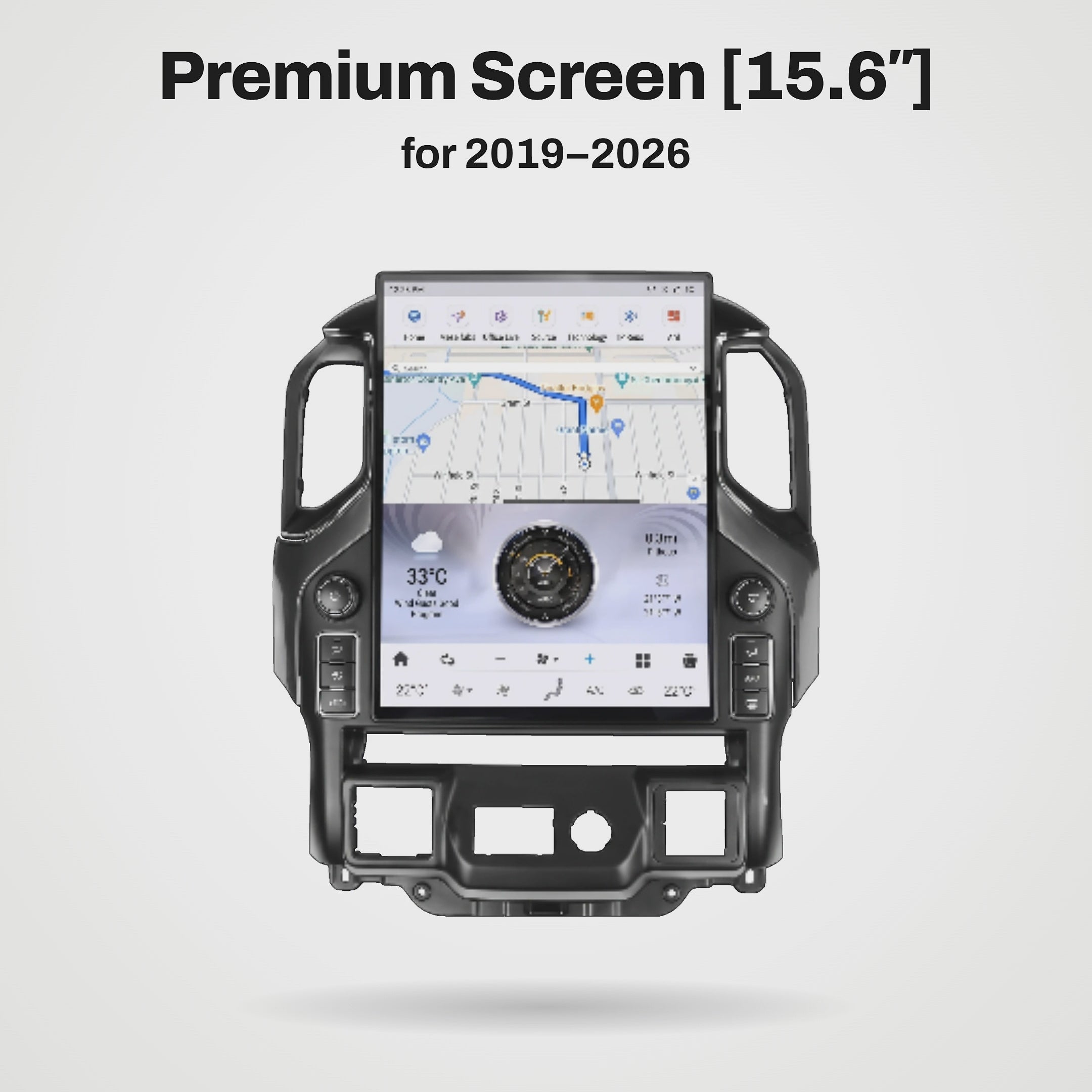 Chevrolet Silverado Tesla Screen 2007-2026 B-Version