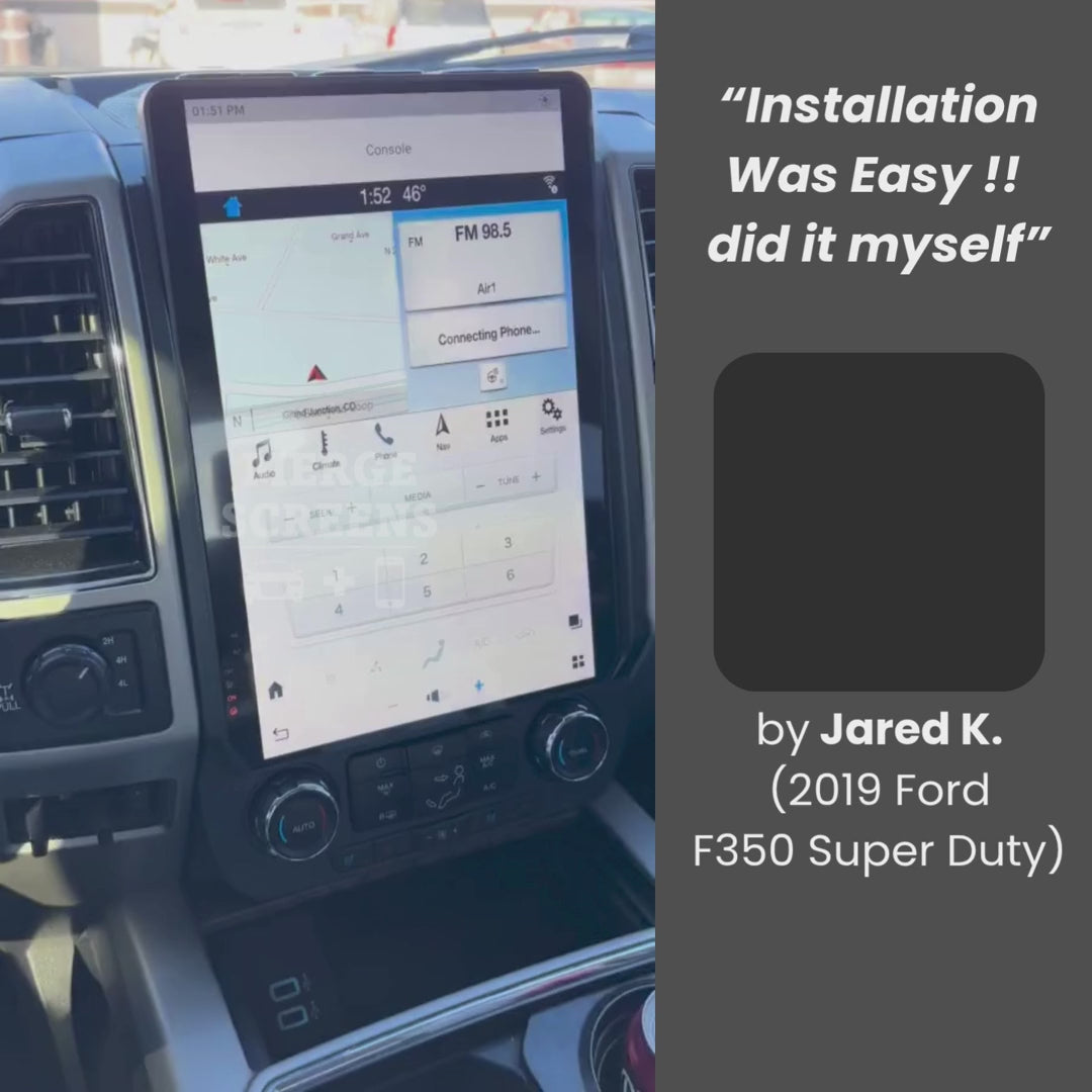 Ford F350 Tesla Screen 2009-2026