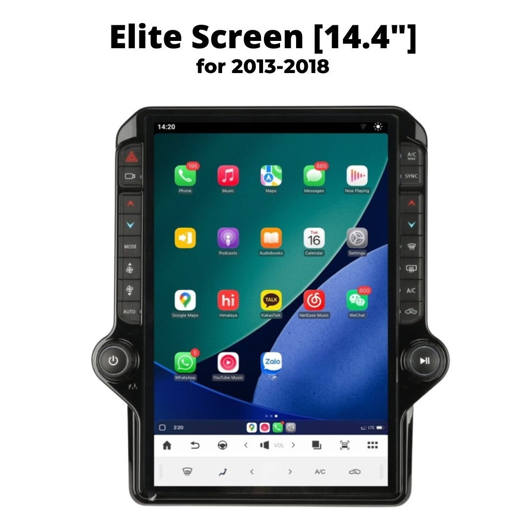 Dodge Ram Tesla Screen 2009-2024
