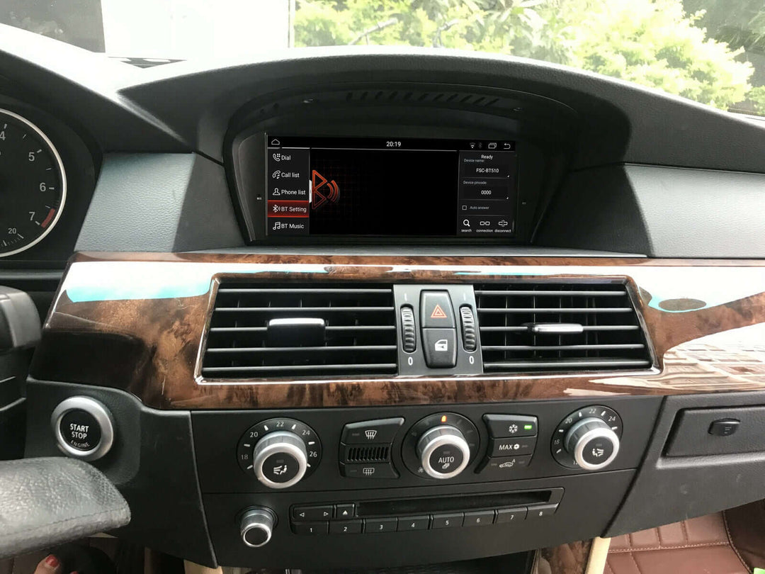 Installed Apple Carplay & Android Auto Screen on an BMW Series 5