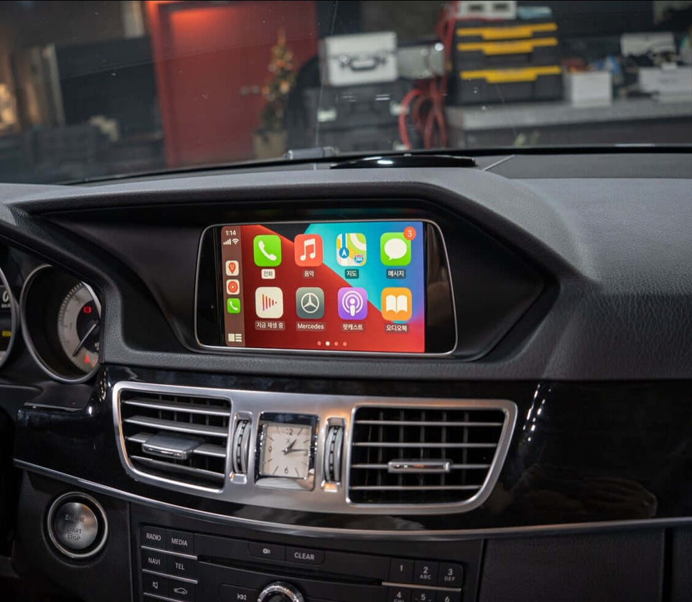 Installed Apple Carplay & Android Auto Module on an Mercedes E-Class