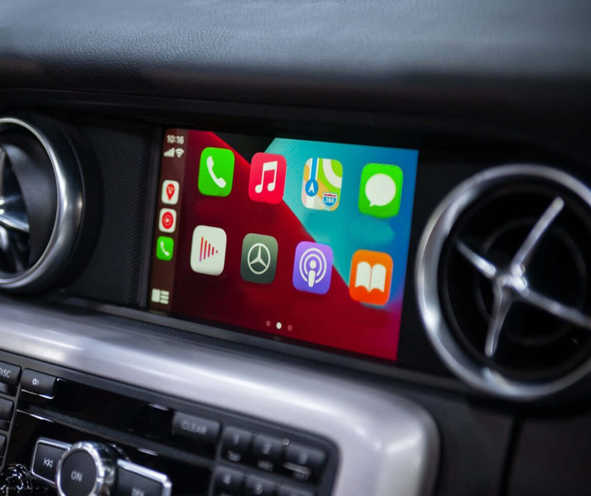 Installed Apple Carplay & Android Auto Module on an Mercedes SLK