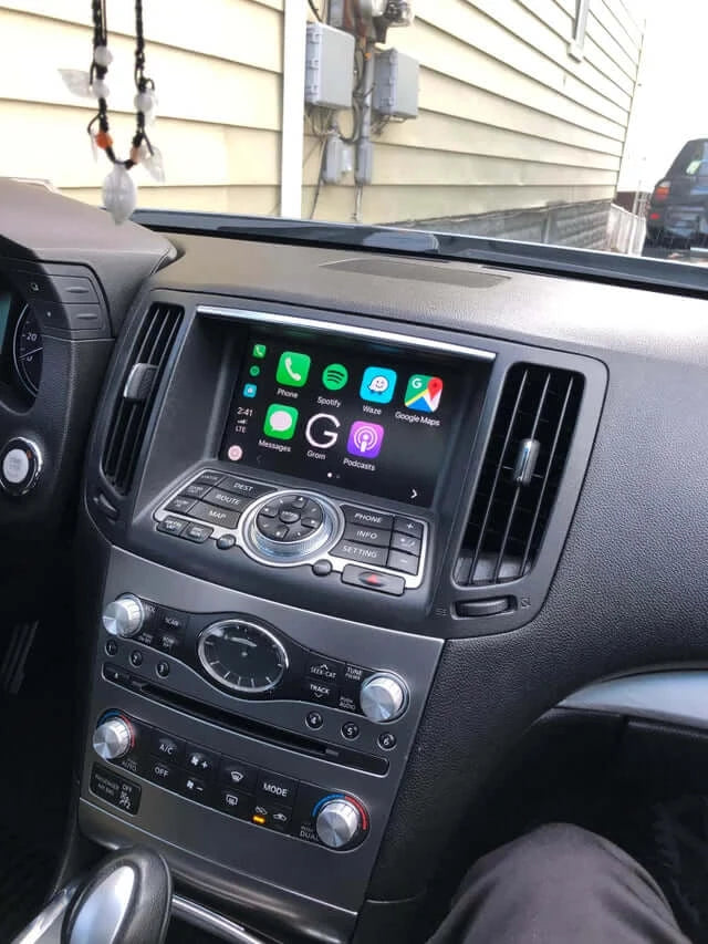 Installed Apple Carplay & Android Auto Module on an Infiniti QX50