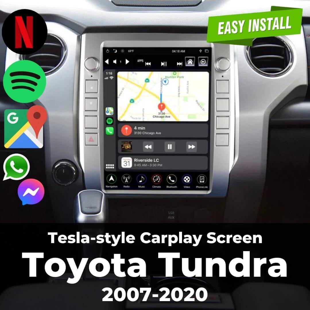 Premium Toyota Tundra Tesla Screen Upgrade (2007-2020)