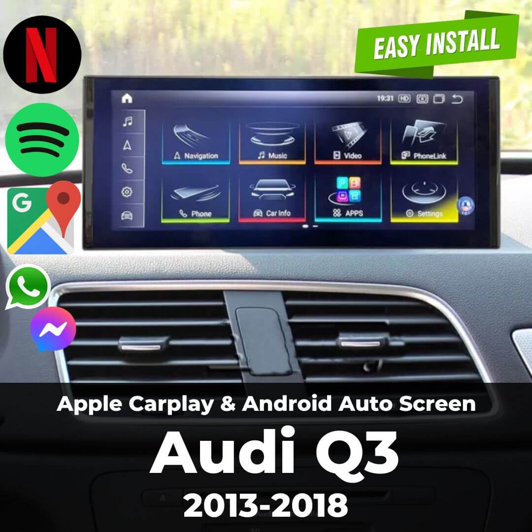 Audi Q3 Apple Carplay & Android Auto Screen 