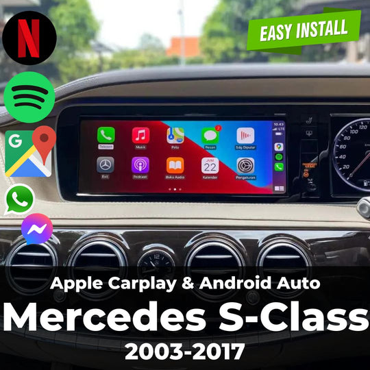 Apple Carplay &amp; Android Auto Module for Mercedes S-Class
