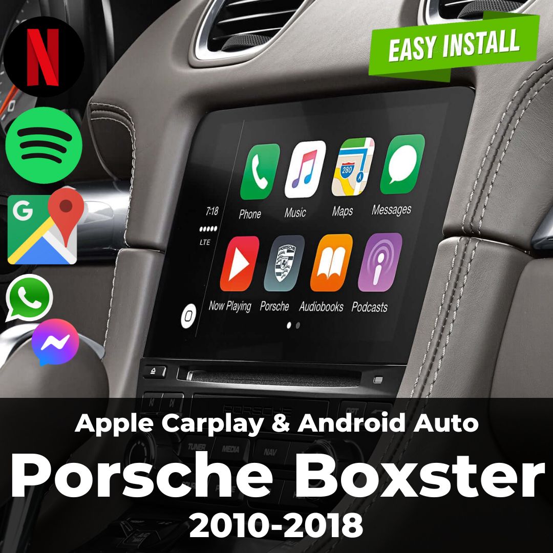 Apple Carplay & Android Auto Module for Porsche Boxster