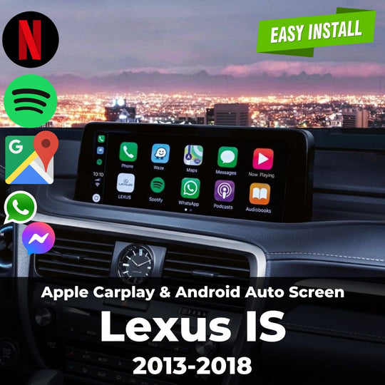 Apple Carplay & Android Auto Screen for Lexus IS