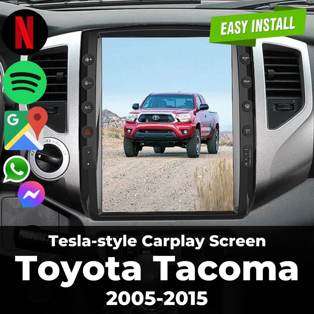 Tesla-style Carplay Screen for Toyota Tacuma