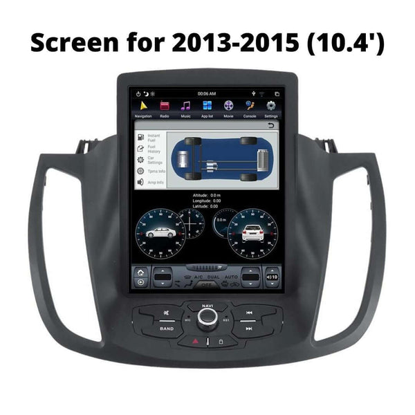 Tablette tactile Android 12.0 + Apple Carplay Ford Kuga de 2013 à 2019