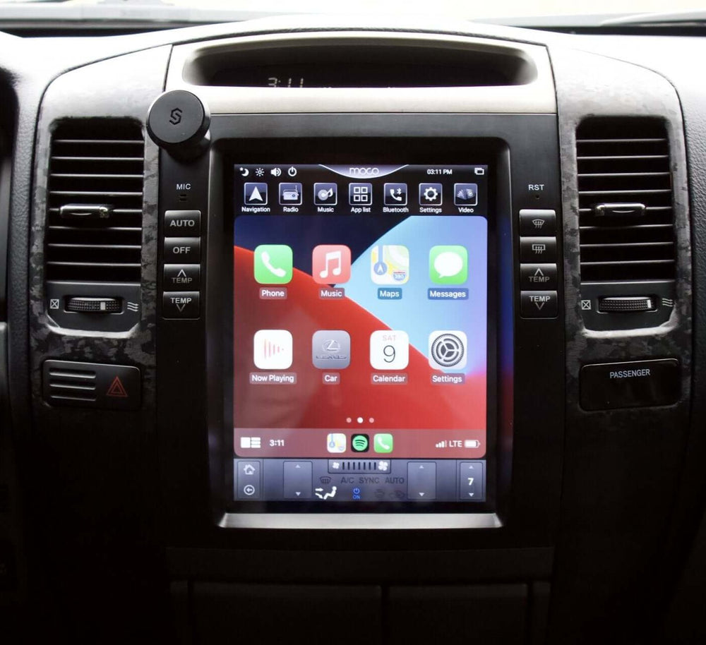 Installed Tesla-style Carplay Screen on Lexus GX