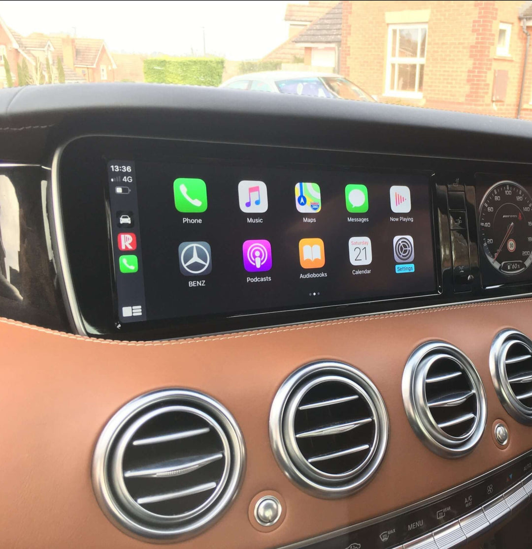Installed Apple Carplay &amp; Android Auto Module on an  Mercedes S-Class