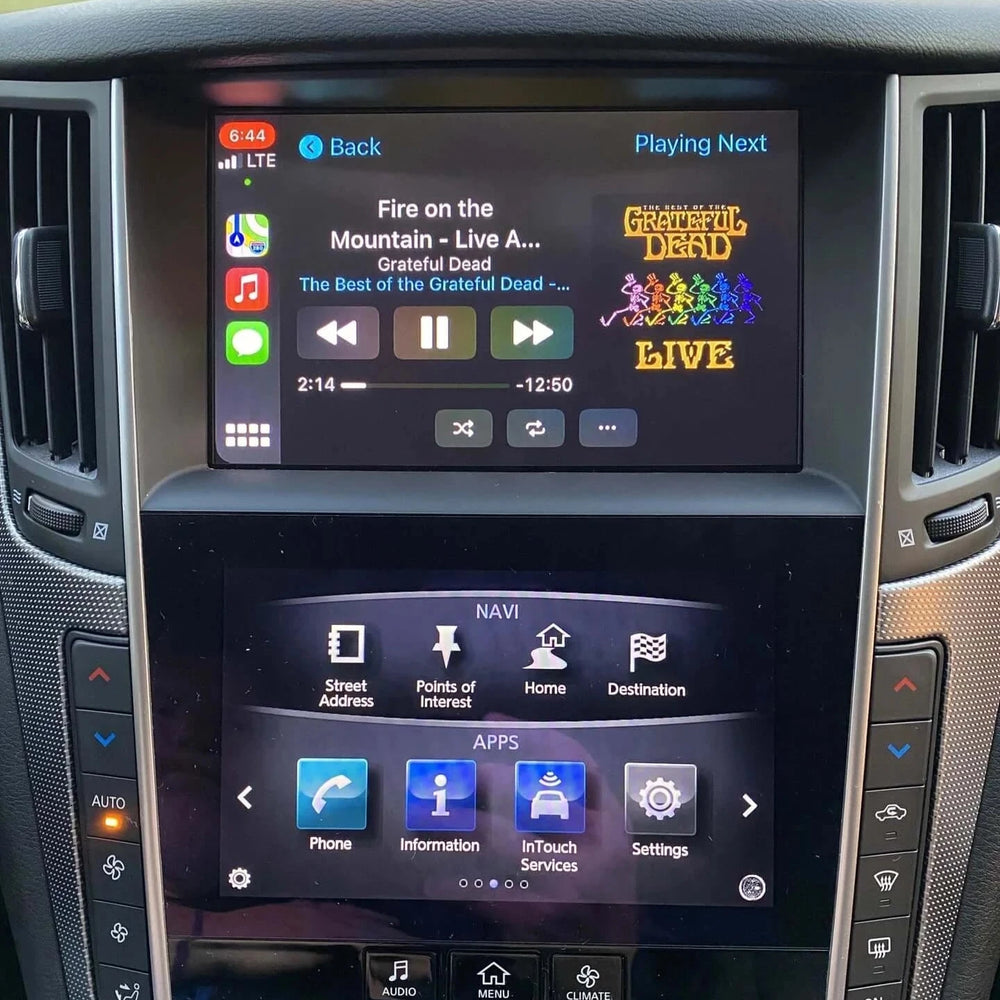 Installed Apple Carplay & Android Auto Module on an Infiniti Q50