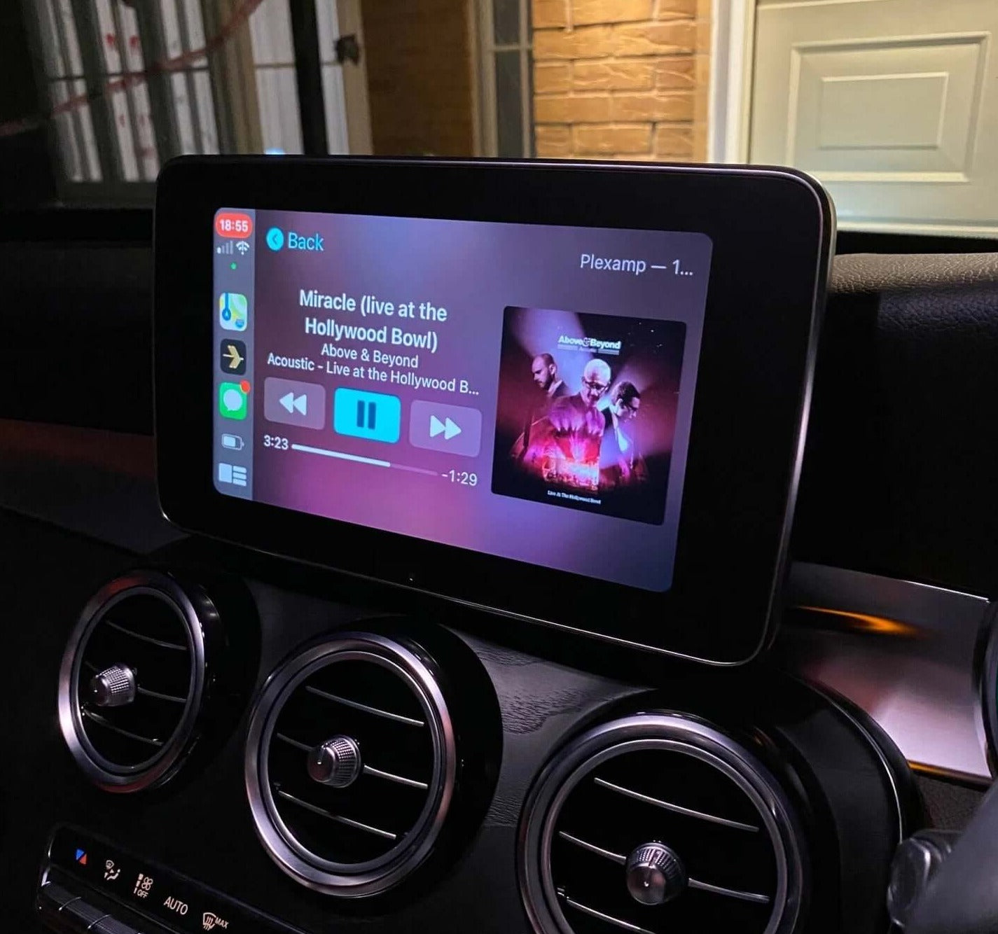 Installed Apple Carplay & Android Auto Module on an Mercedes C-Class