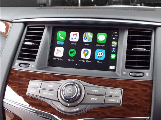 Installed Apple Carplay & Android Auto Module on an Nissan Patrol