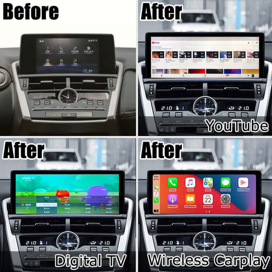 Installed Apple Carplay & Android Auto Screen on an Lexus NX