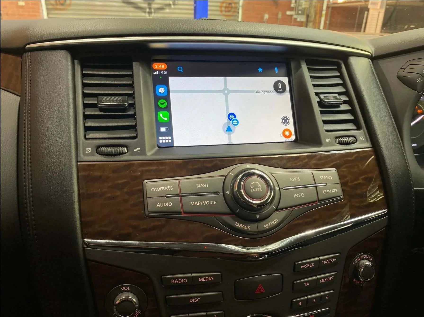 Installed Apple Carplay & Android Auto Module on an Nissan Patrol