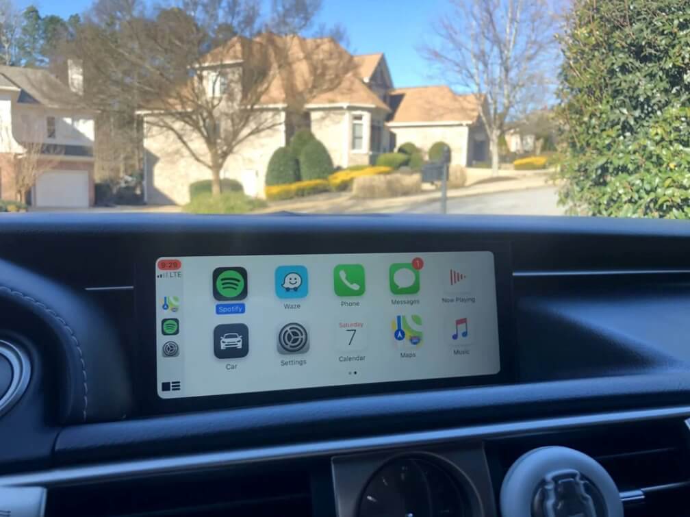 Installed Apple Carplay & Android Auto Screen on an Lexus IS