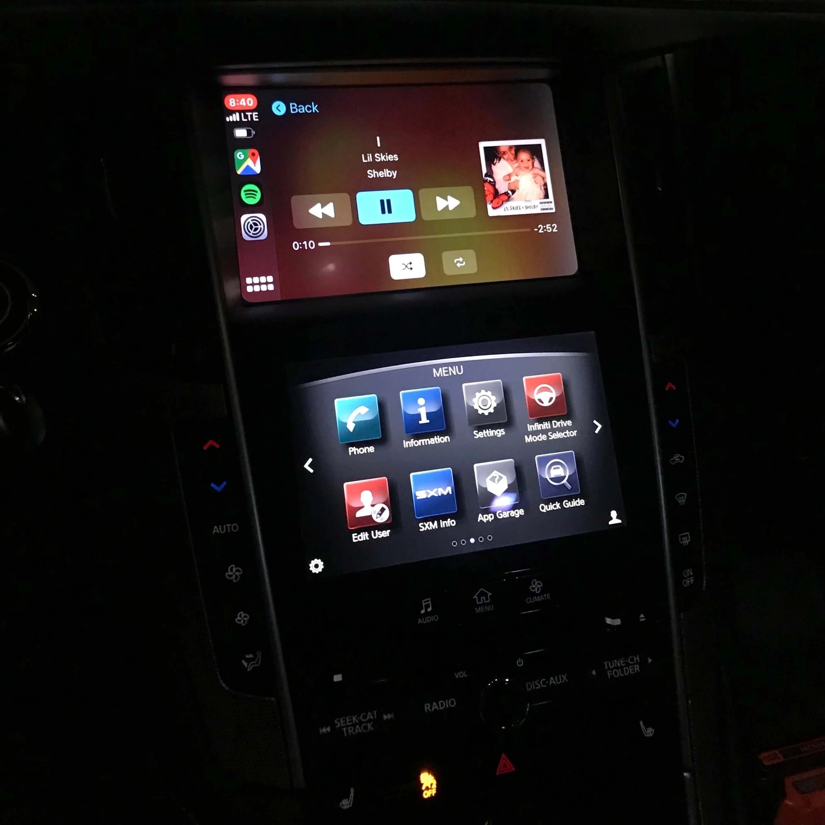 Infiniti Q50 Apple Carplay & Android Auto Module