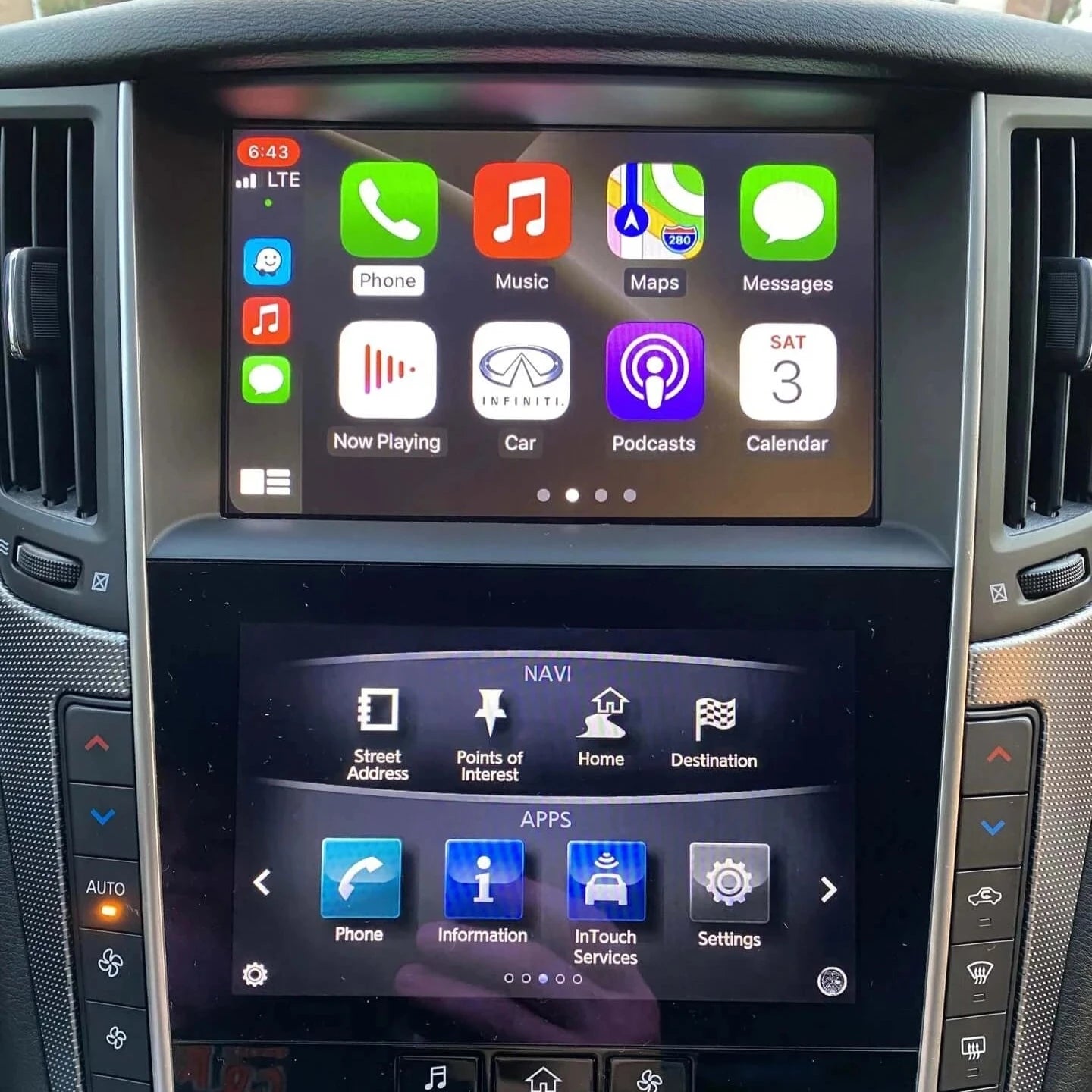 Infiniti Q50 Apple Carplay & Android Auto Module