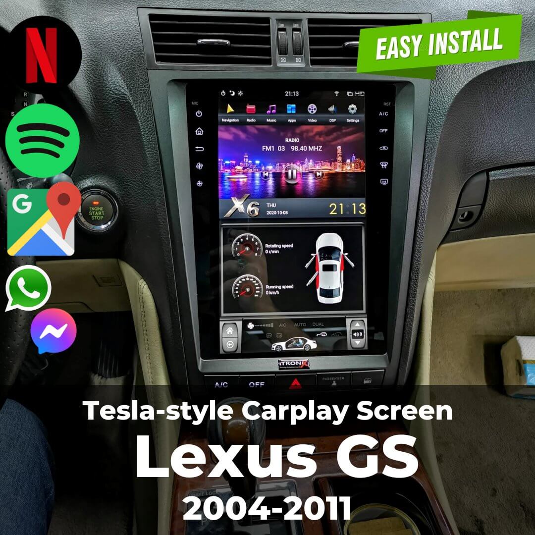 Custom Lexus Screen Tesla-style CarPlay Screens for Lexus | Merge Screens