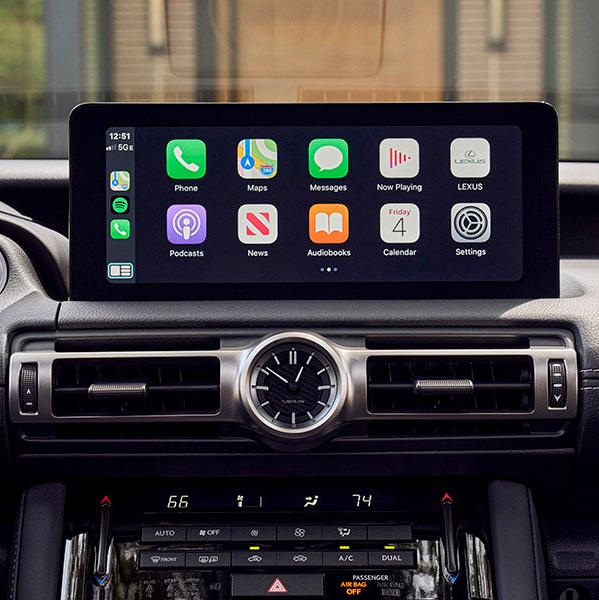 Lexus IS Apple Carplay & Android Auto Screen  